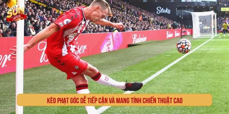 Kèo phạt góc là loại kèo dựa trên số tình huống đá góc trong trận