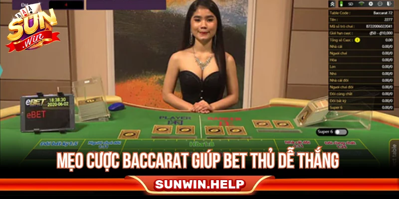 Cách Chơi Baccarat - Luật Tính Điểm Và Cửa Cược Dễ Hiểu Kinh nghiệm chơi Baccarat có kiểm soát cho người mới